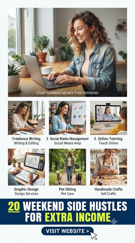 20 Weekend Side Hustles for Extra Income